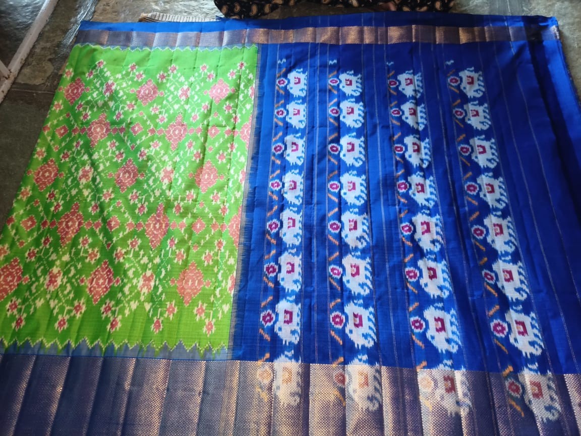 Pochampally Ikkat Silk Saree